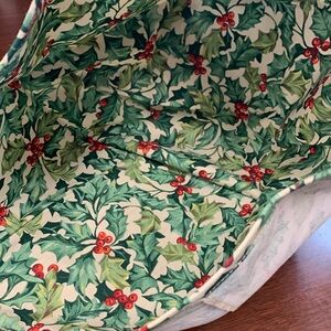 Longaberger Liner for the Card Keeper Basket in American Holly